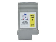 130ml Compatible Cartridge for CANON PFI-105Y and PFI-106Y YELLOW